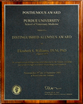 Elizabeth S. Williams ('77) (Posthumous)