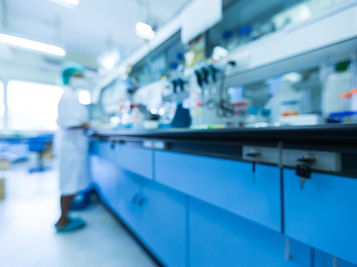 a lab tech in the laboratory